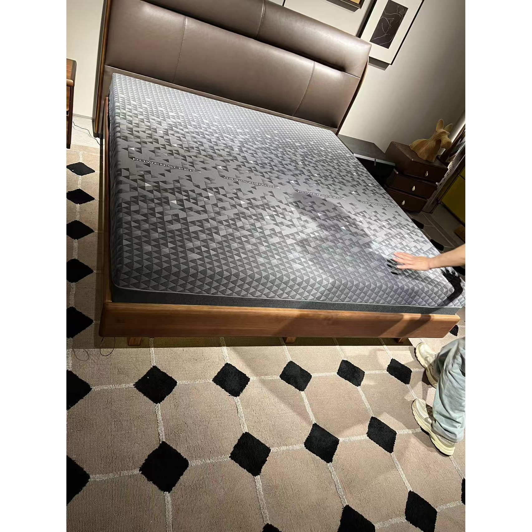 记忆棉床垫链接简约可折叠