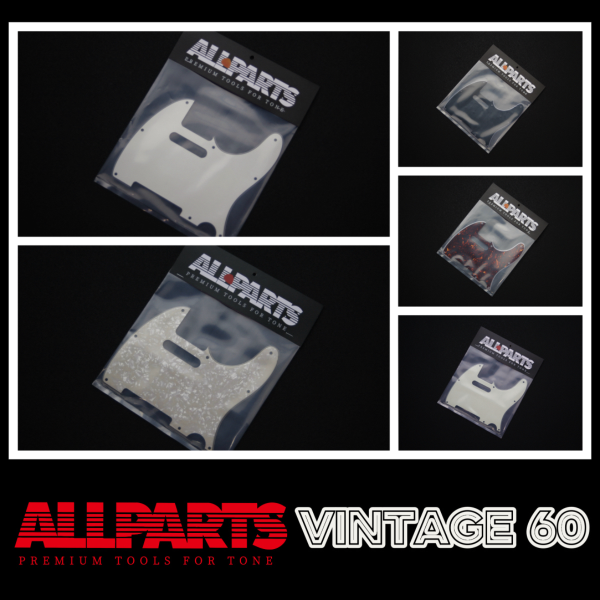 ALLPARTS美产fender tele护板 复古款8钉 Vintage tele62护板