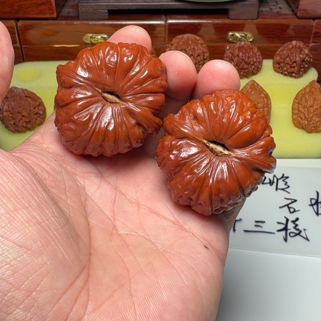 文玩核桃把件43南瓜3年