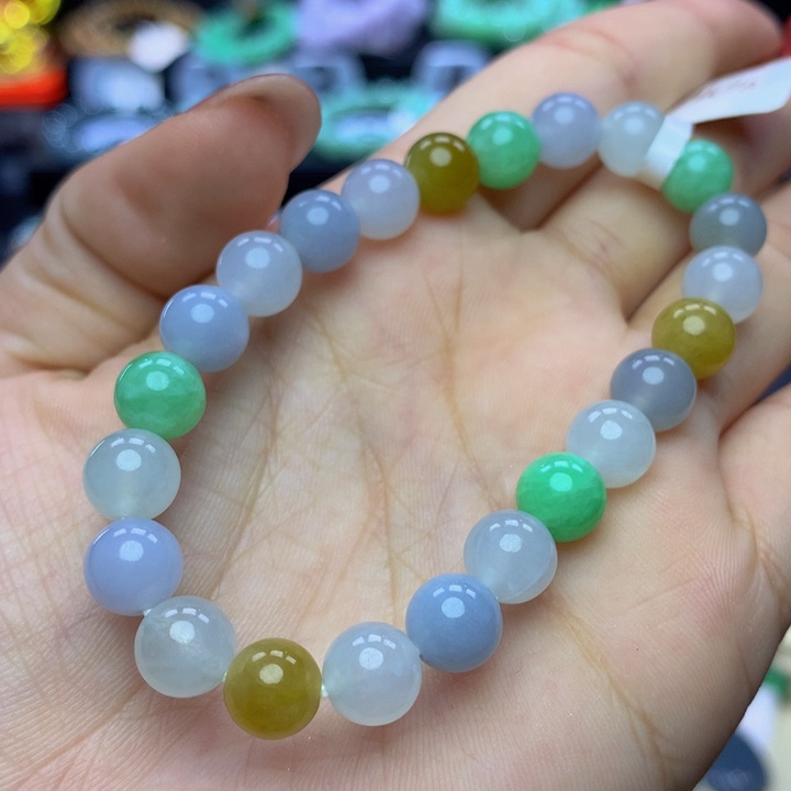 翡翠手链未镶嵌翡翠