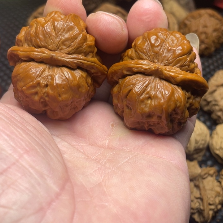 拿***森把件文玩核桃43全品蛤蟆头
