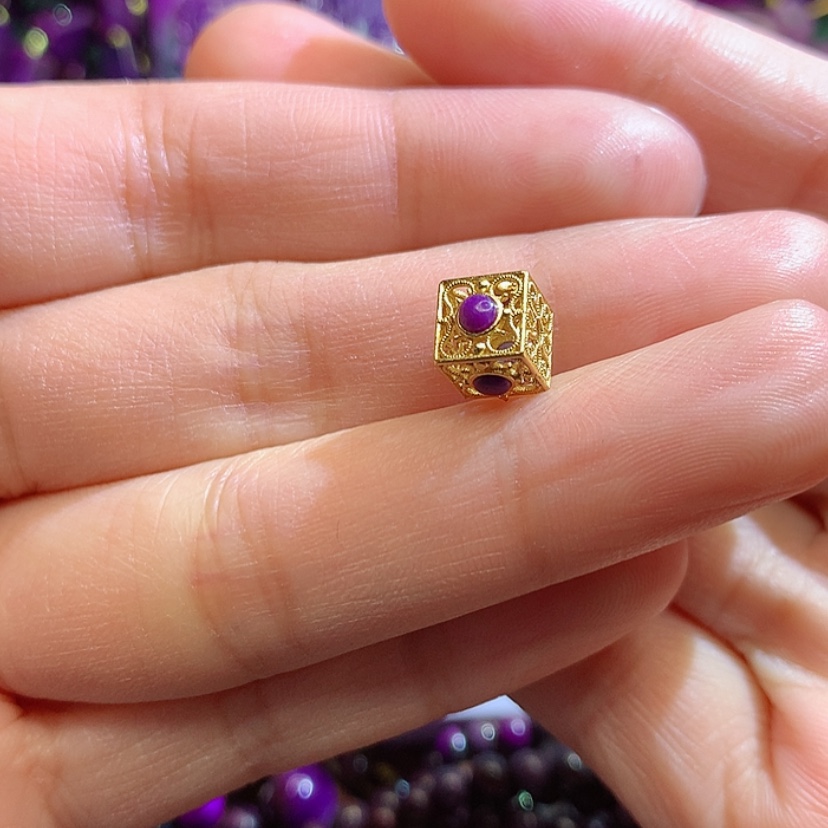 【闪购商品】苏纪石（舒俱来）吊坠银S925镀金镶嵌