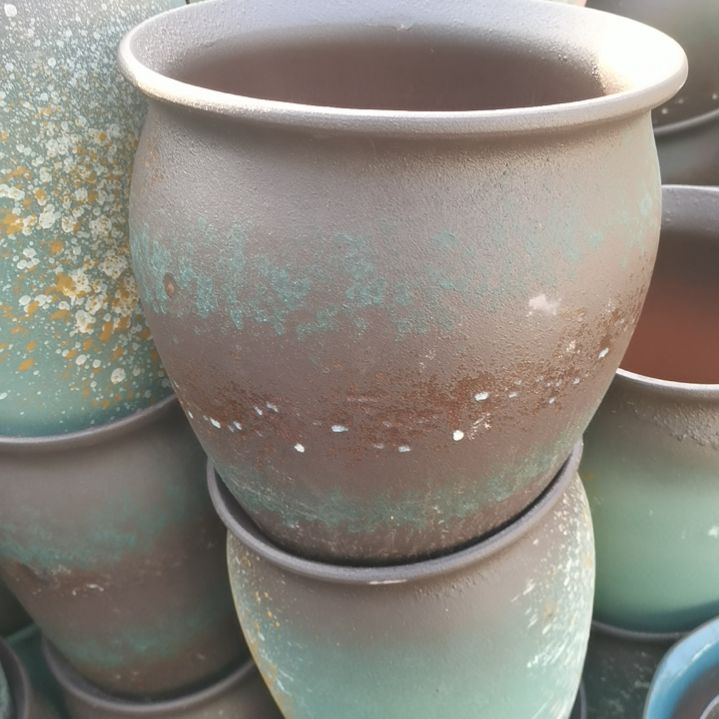 红陶口27高30一个盆