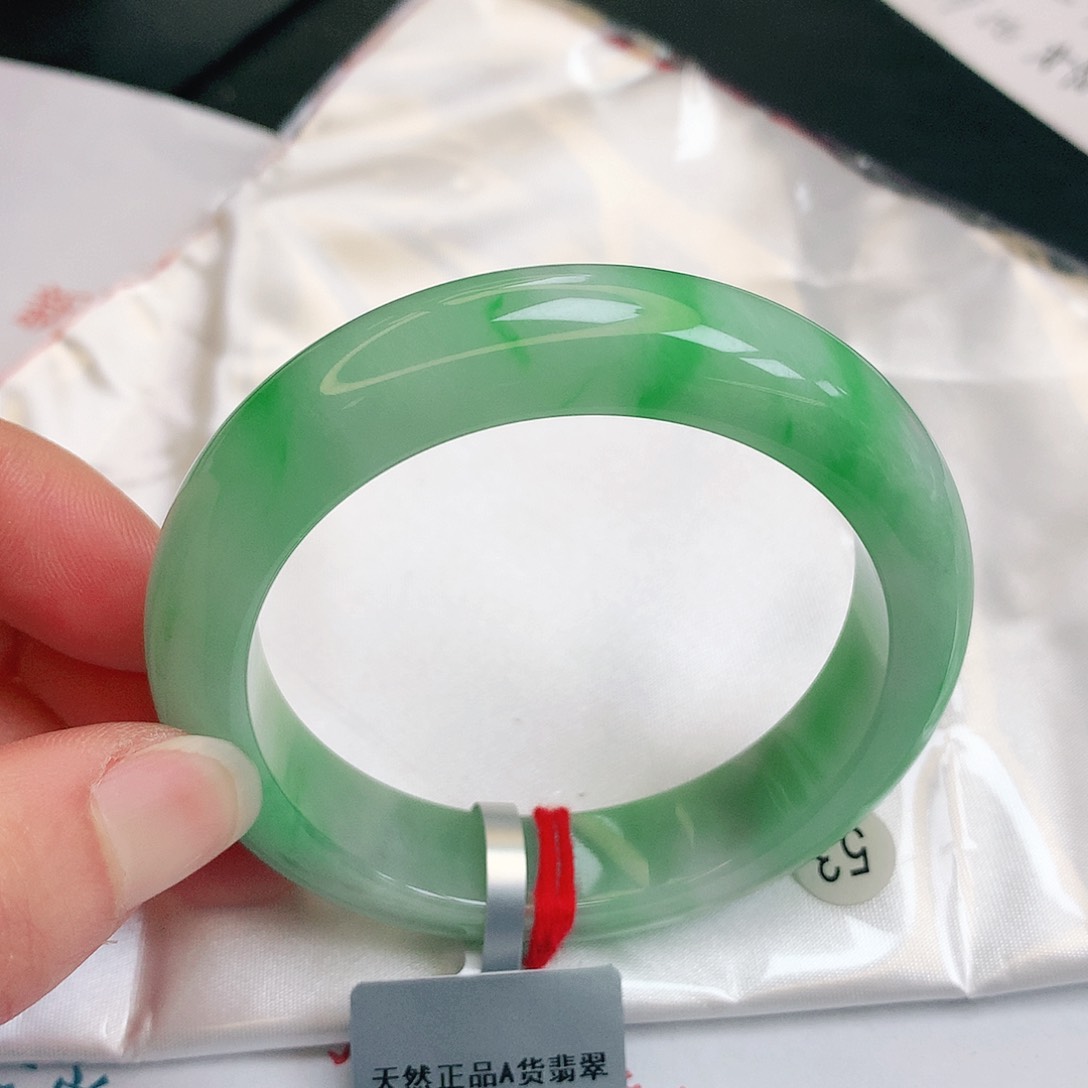 【闪购商品】翡翠手镯未镶嵌缅甸天然a货翡翠