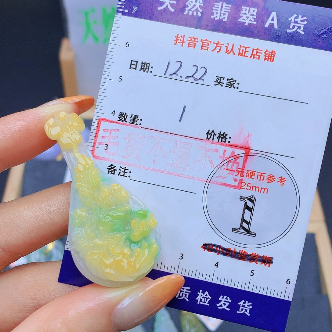 翡翠未镶嵌颈饰翡翠