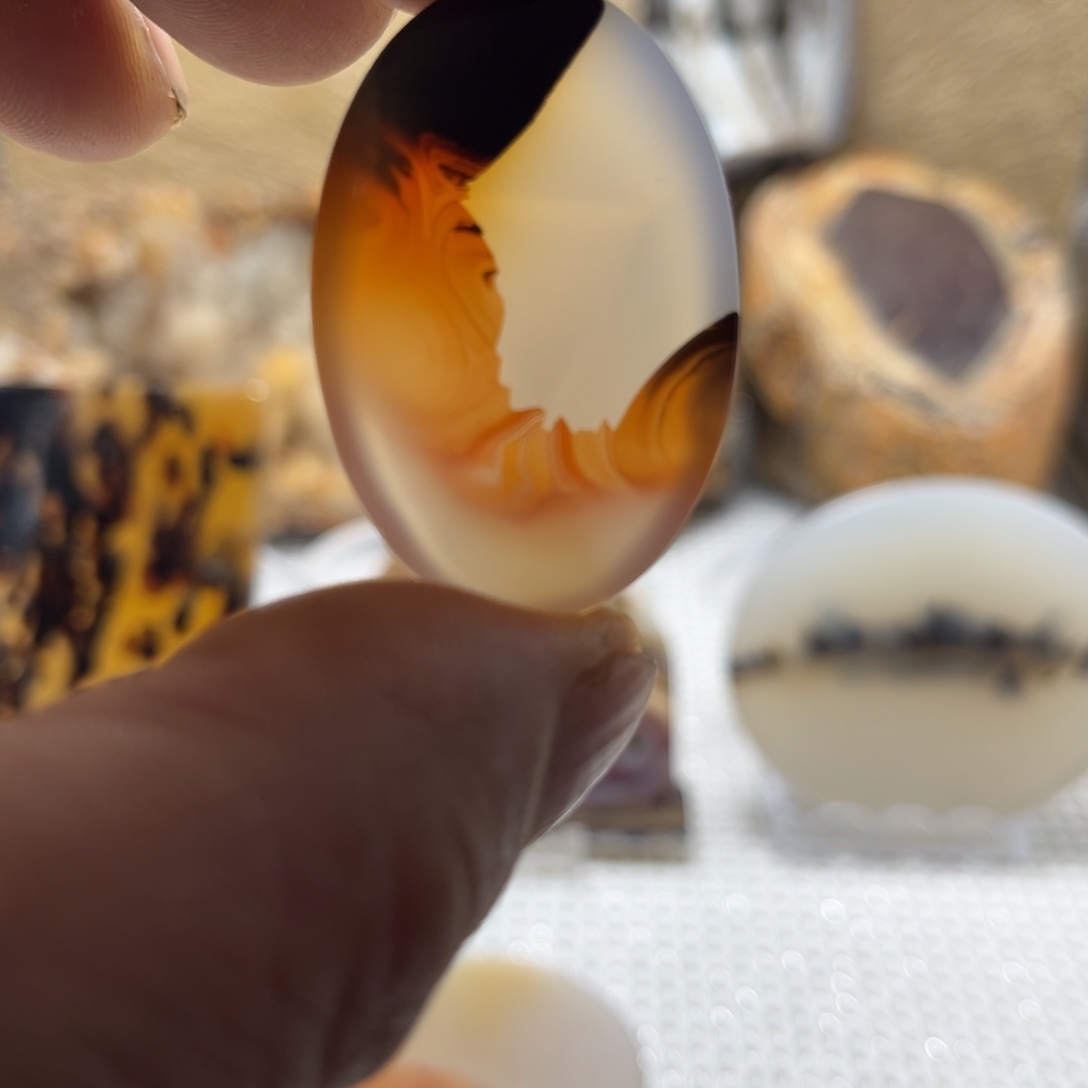 玛瑙/玉髓未镶嵌吊坠(不含链)