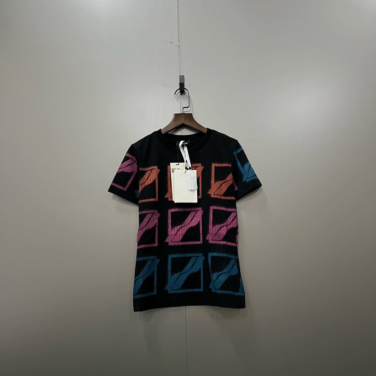 99新 WE11 DONE （bb）满印logo短袖 M码/2500/吊牌 bc003419