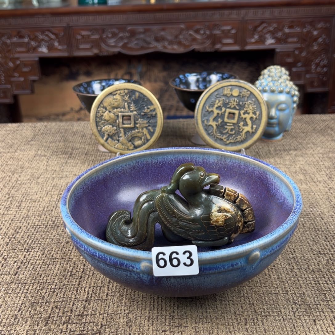 Lao窑瓷直播间开门货陶瓷艺术品正能量开门