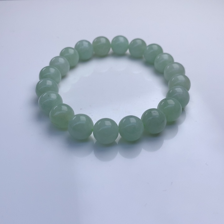 翡翠手串未镶嵌9.3mm！