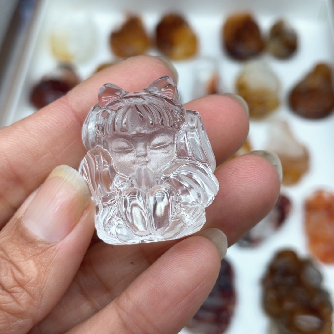 水晶吊坠(不含链)未镶嵌