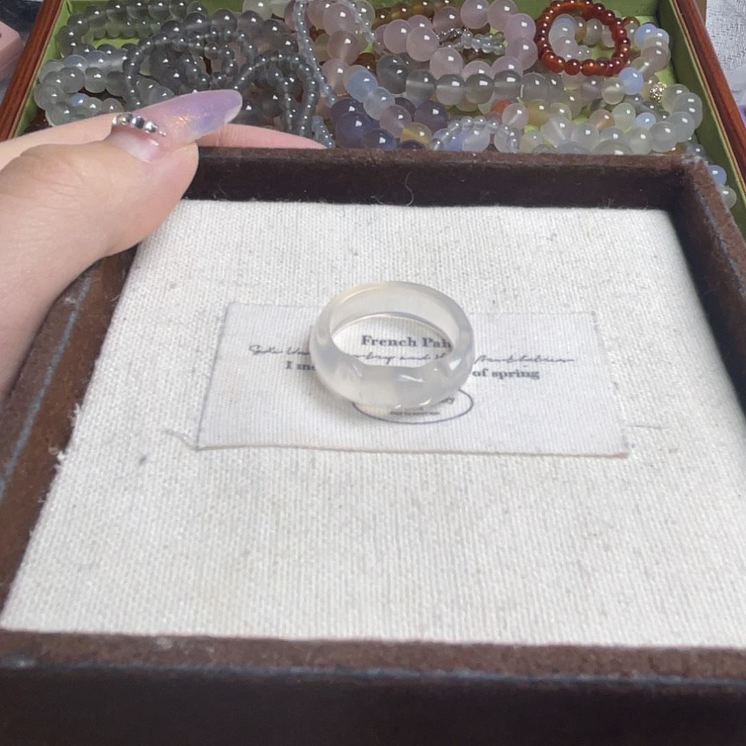 玛瑙/玉髓合金戒圈