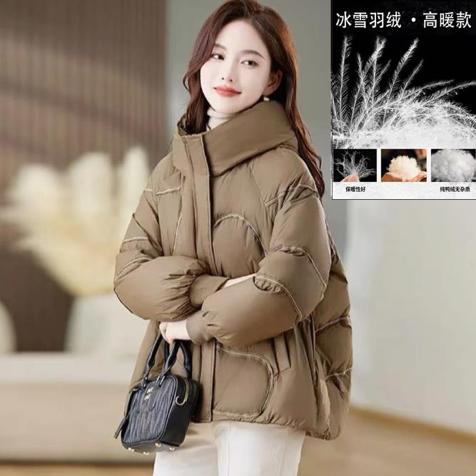 【羽绒服】冬季保暖厚款宽松羽绒外套百搭女装9208[YYJ]J