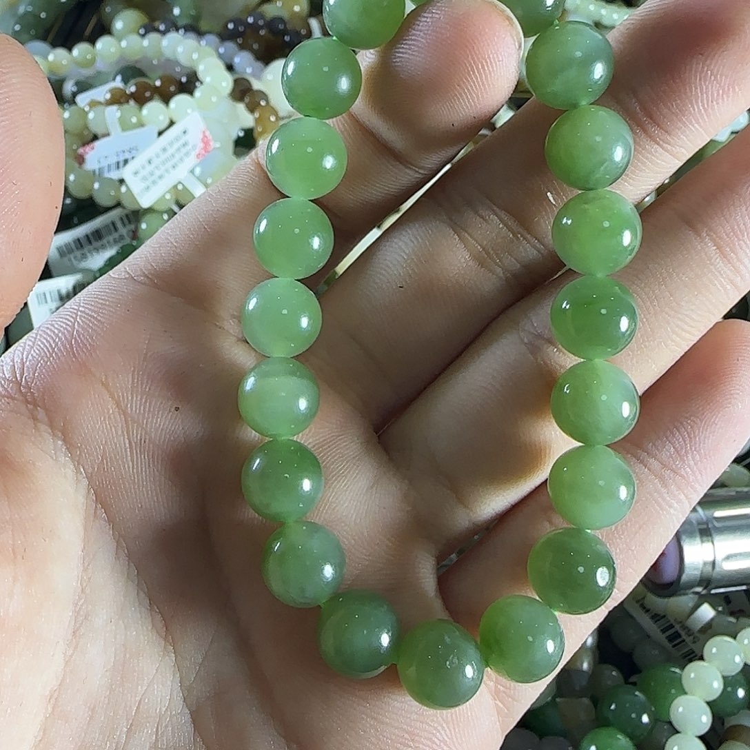 和田玉手链未镶嵌154