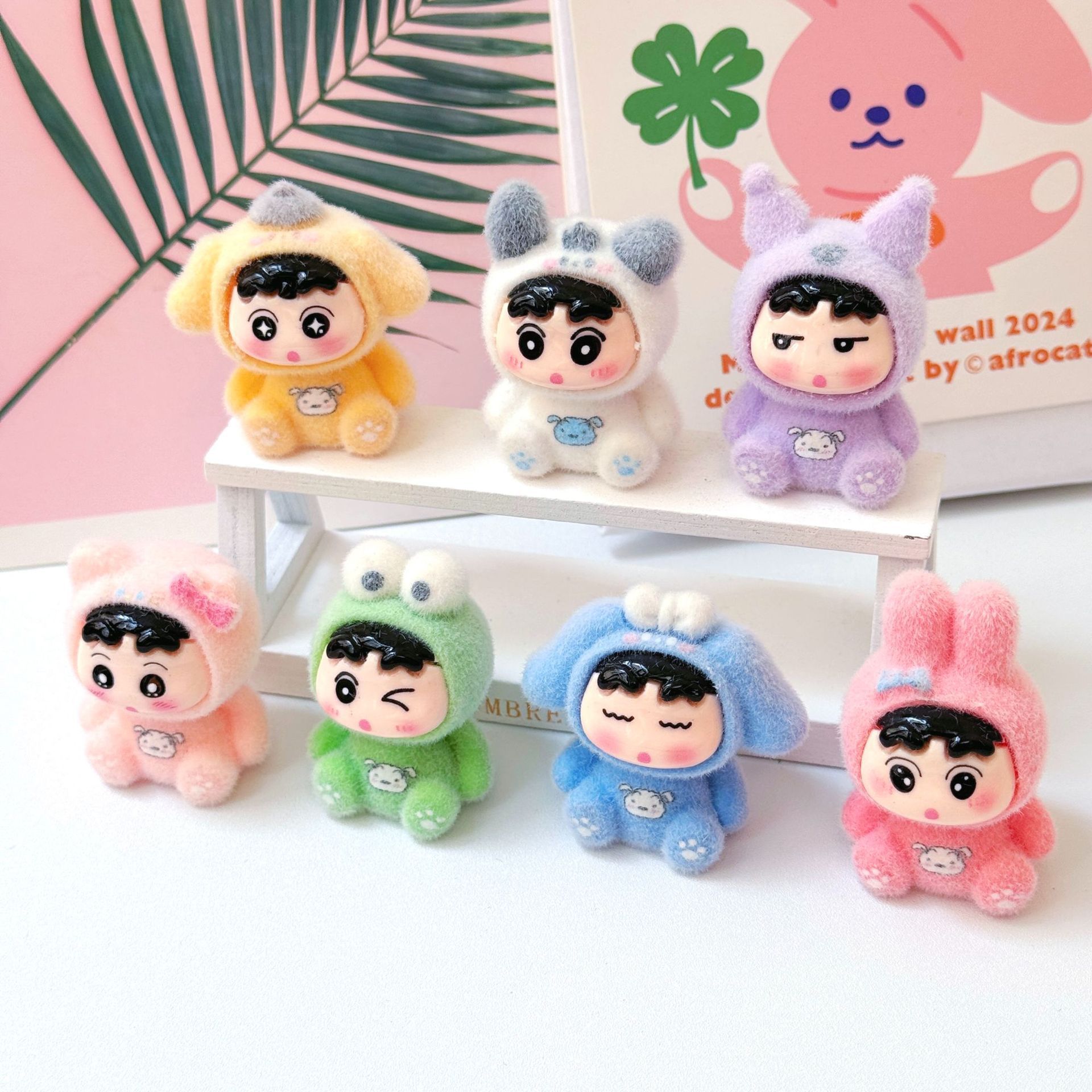【三丽鸥蜡笔小新】 树脂小摆件diy