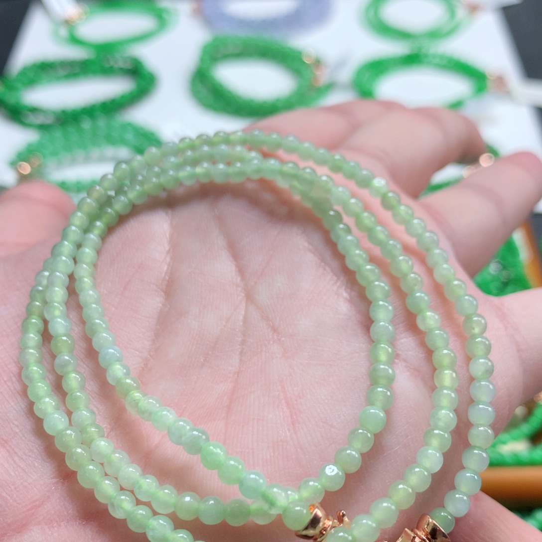 翡翠未镶嵌手链翡翠