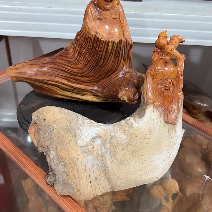 柏木弥勒福 寿星 太行柏木