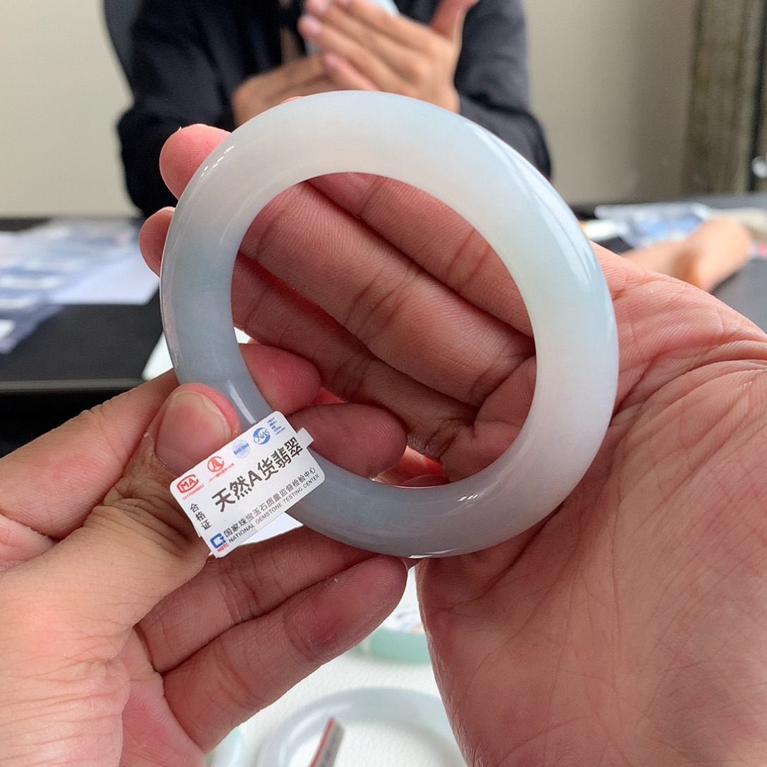 翡翠手镯未镶嵌37号 57