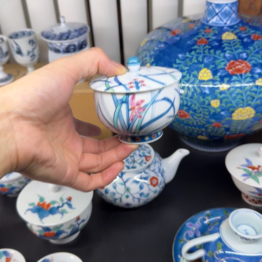 瓷片恭喜发财万事如意