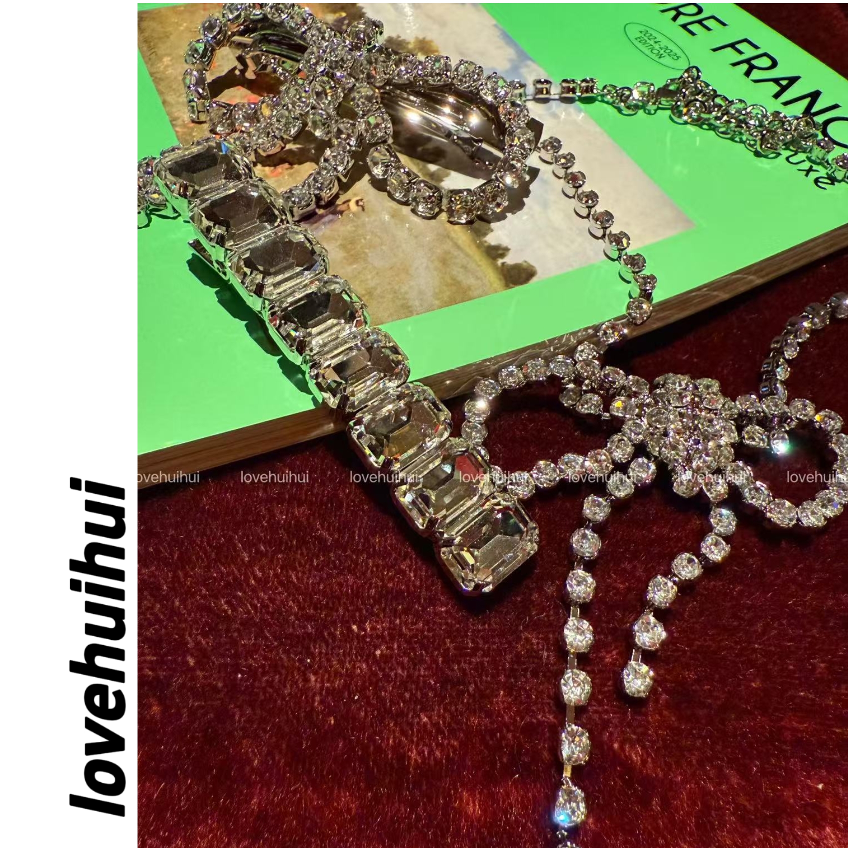 lovehuihui《5A锆石华丽代表作》韩国精美发夹合集