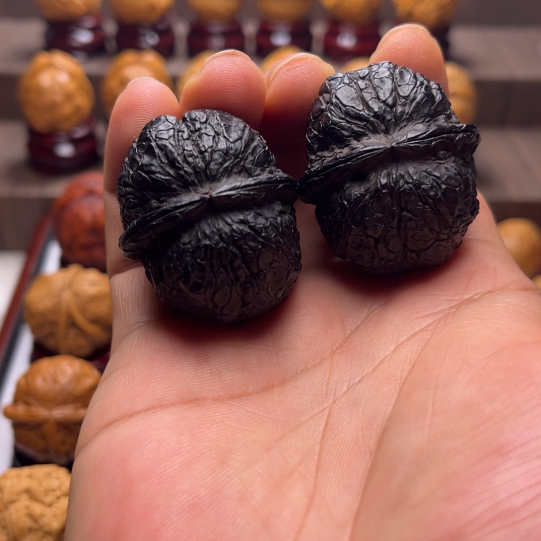 文玩核桃把件龟甲地闷3¥