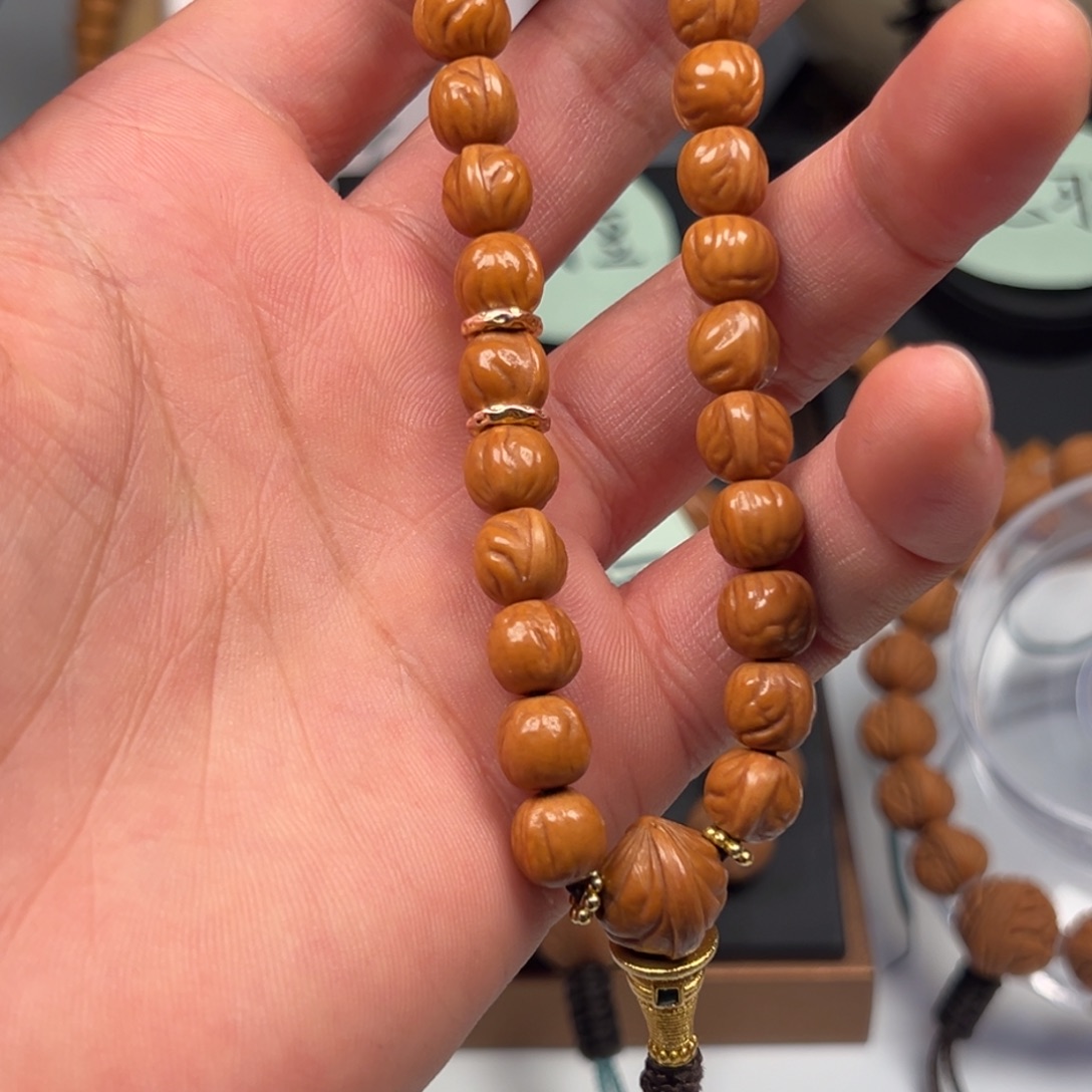 桃核吊坠小奶豆8尺寸