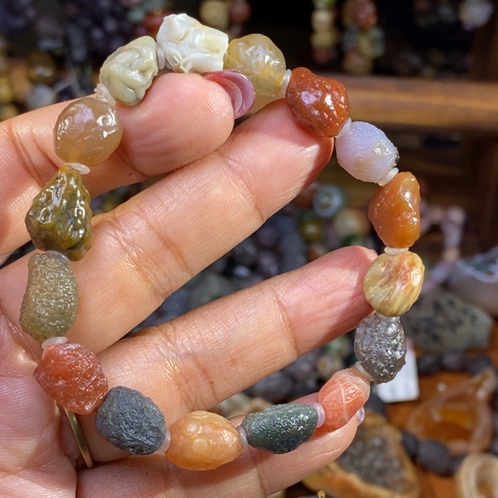 玛瑙/玉髓珠宝半成品未镶嵌