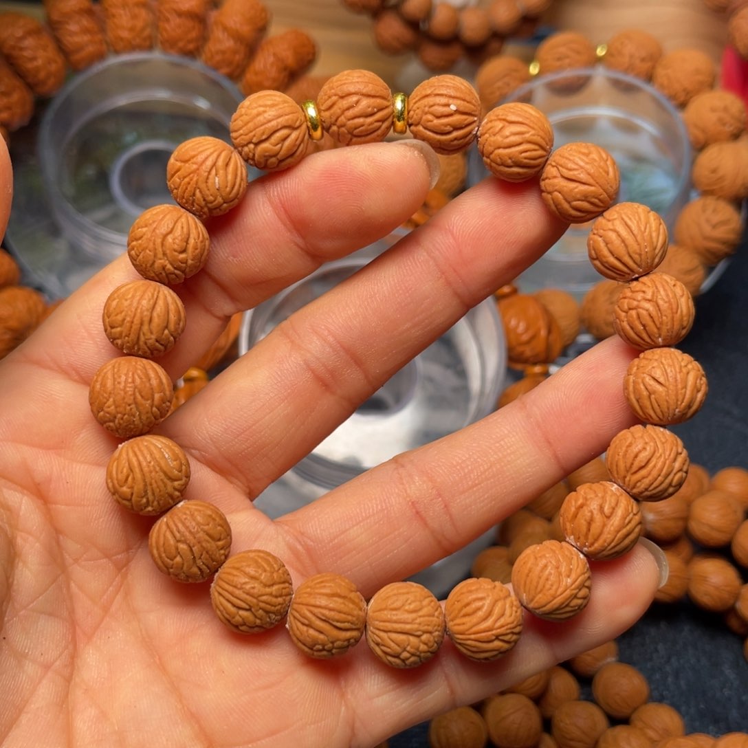 桃核手串龙纹桃核17