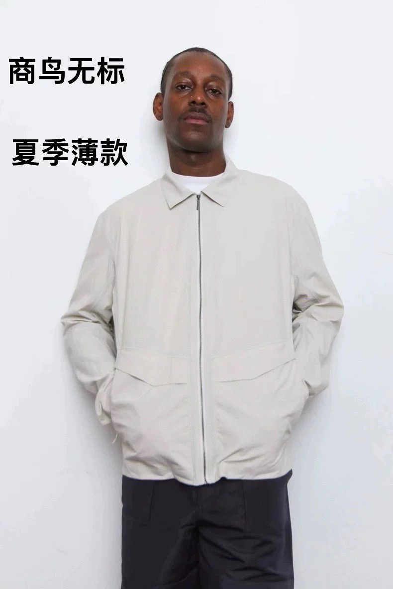 阿胜夏商鸟LT轻量机能衬衫行政翻领男全压胶皱感休闲外套上衣夹克
