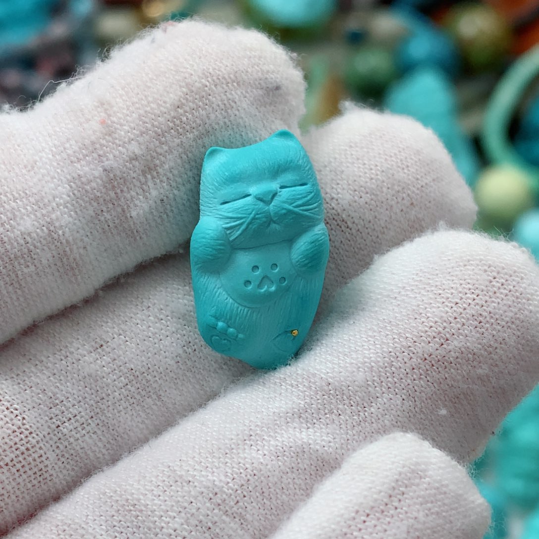 绿松石珠宝奇石未镶嵌