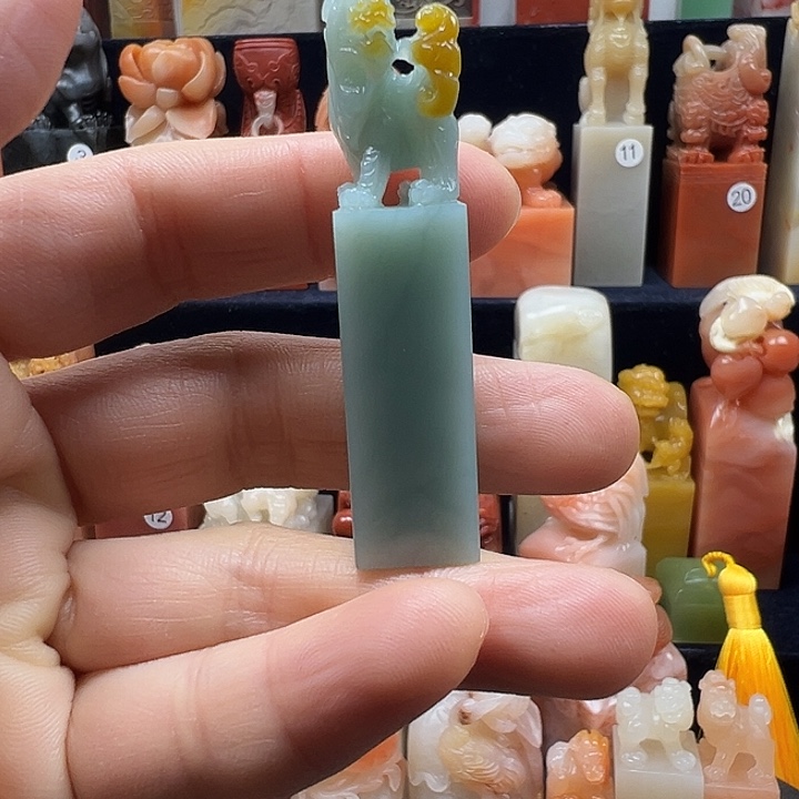 寿山石印石寿山石手工雕刻