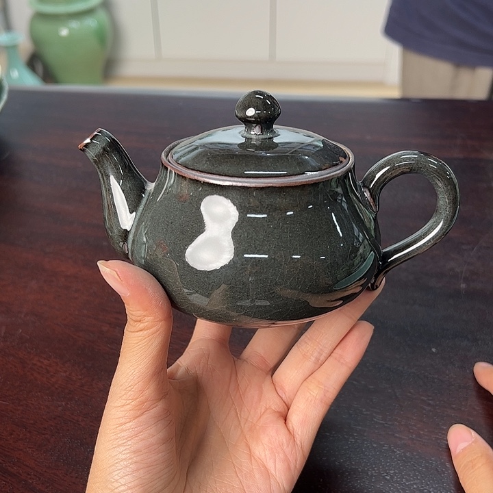 龙泉云间青瓷小米茶器