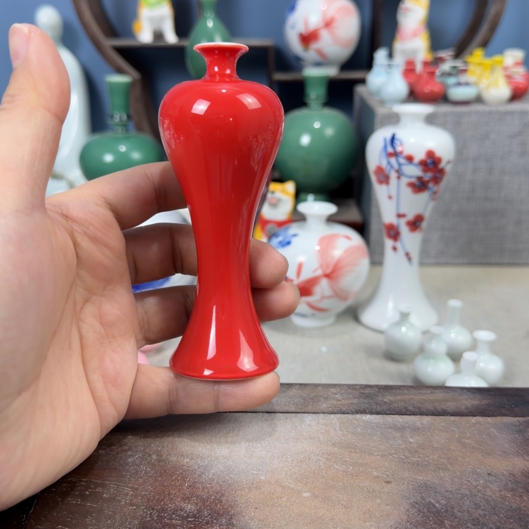 陶瓷手工小花器摆件