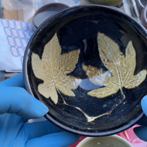 茶盏文****室建阳建盏微瑕束口