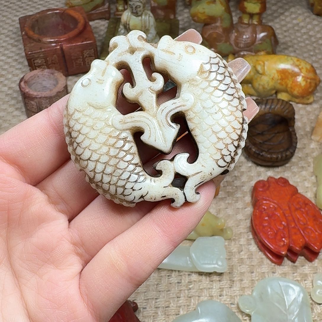 白玉菩提吊坠挂件