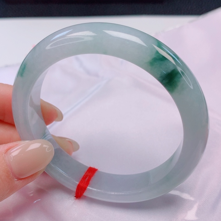 翡翠未镶嵌手镯57。58