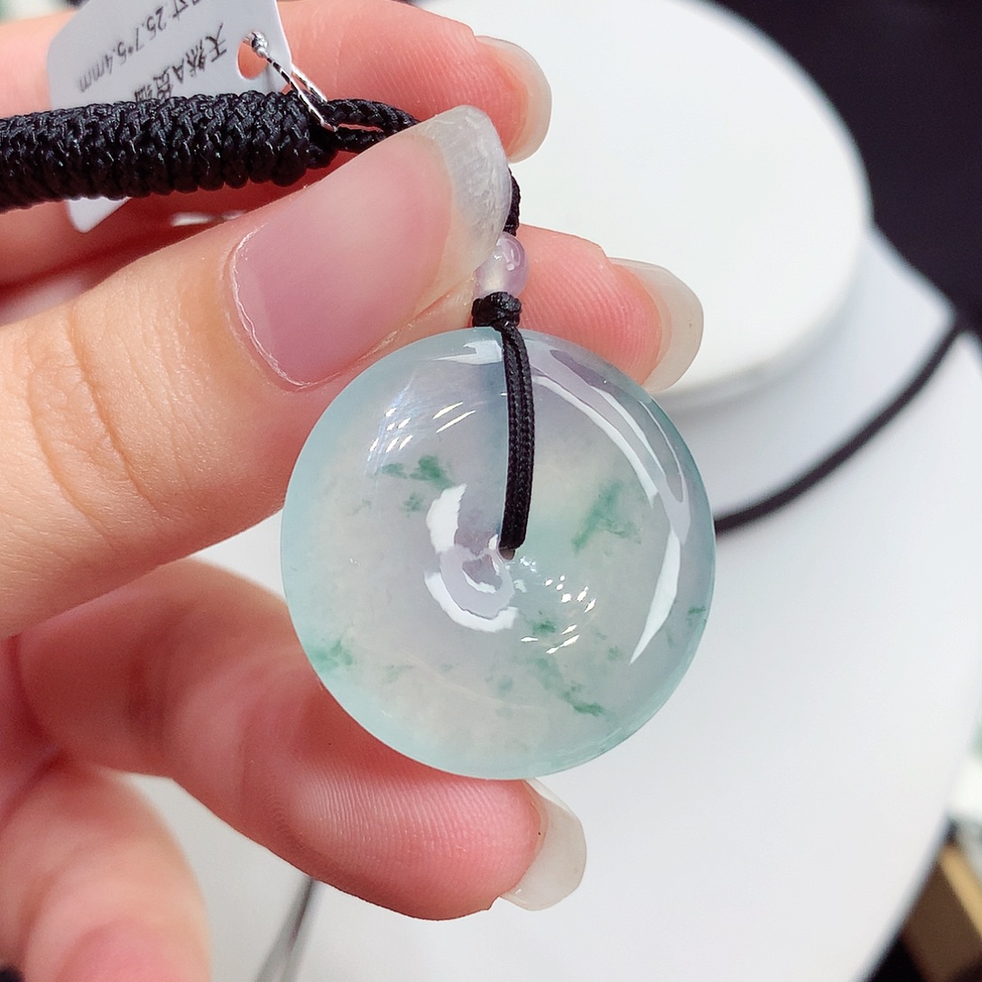 翡翠未镶嵌胸饰翡翠108，25.7/5.4