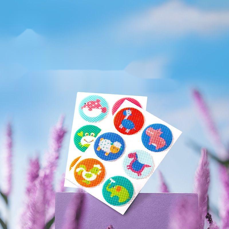 植物精油馨香贴防护贴卡通图案