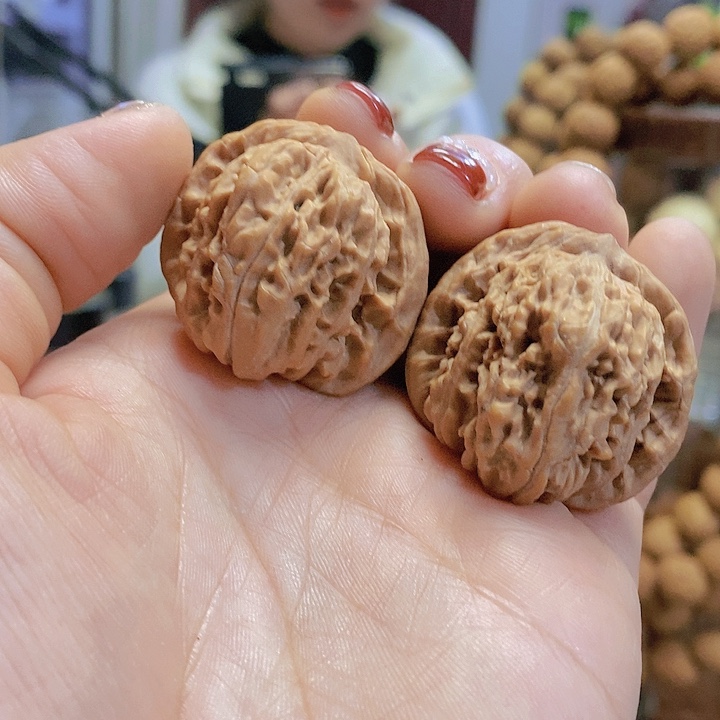 【闪购商品】文玩核桃把件34四座楼迷你