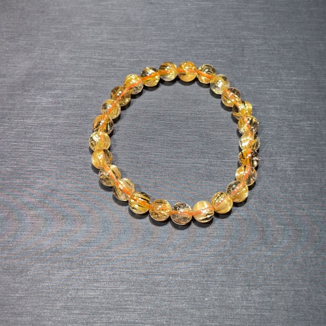 ︶***y手链未镶嵌水晶金钛晶