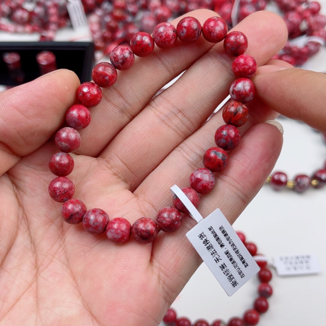 天然辰砂天然原石卡8