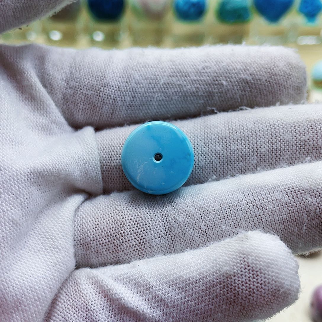 绿松石扣子未镶嵌