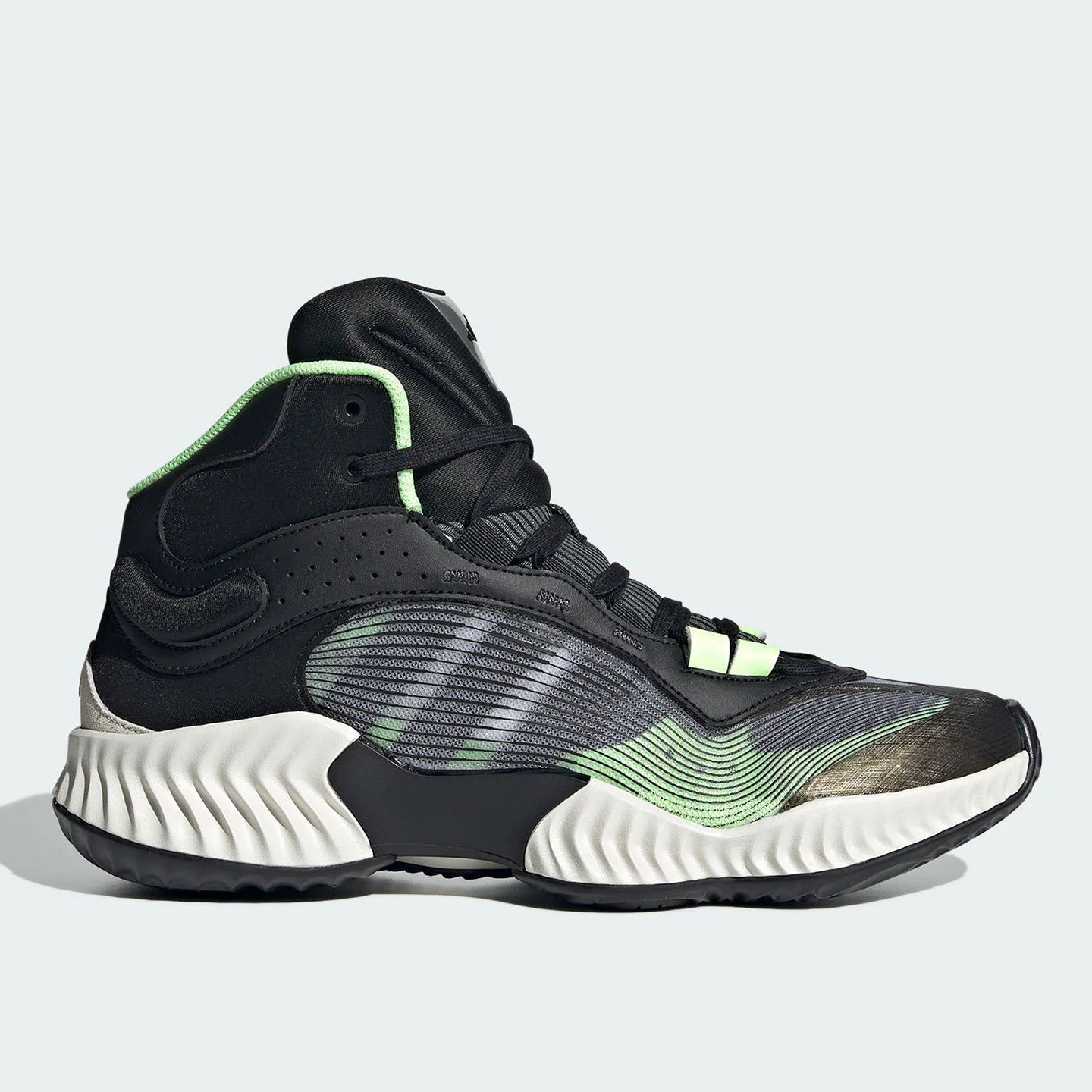 Adidas阿迪达斯PRO VENTILATE MID中高帮团队款实战篮球鞋JH8079