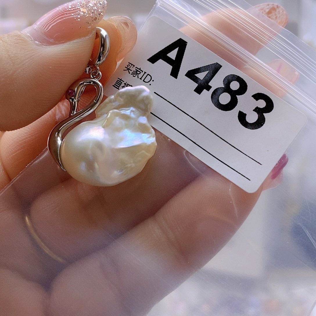 淡水珍珠颈饰银S925镶嵌