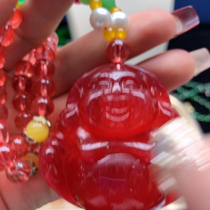 翡翠颈饰未镶嵌吊坠