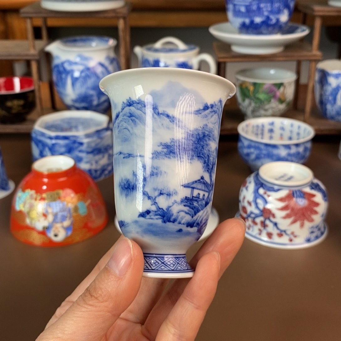 冰**乐景德镇陶瓷手工手绘