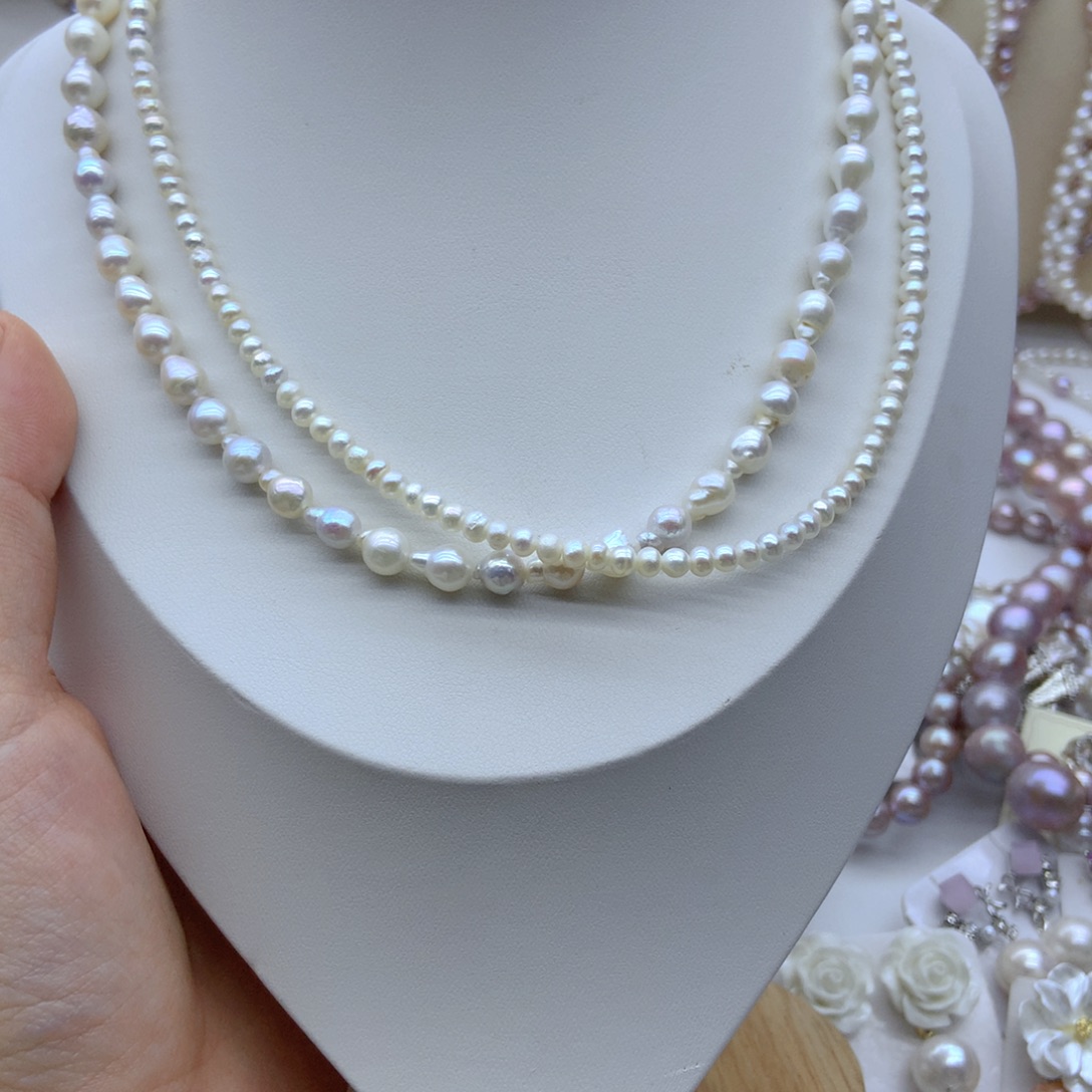 淡水珍珠未镶嵌耳饰