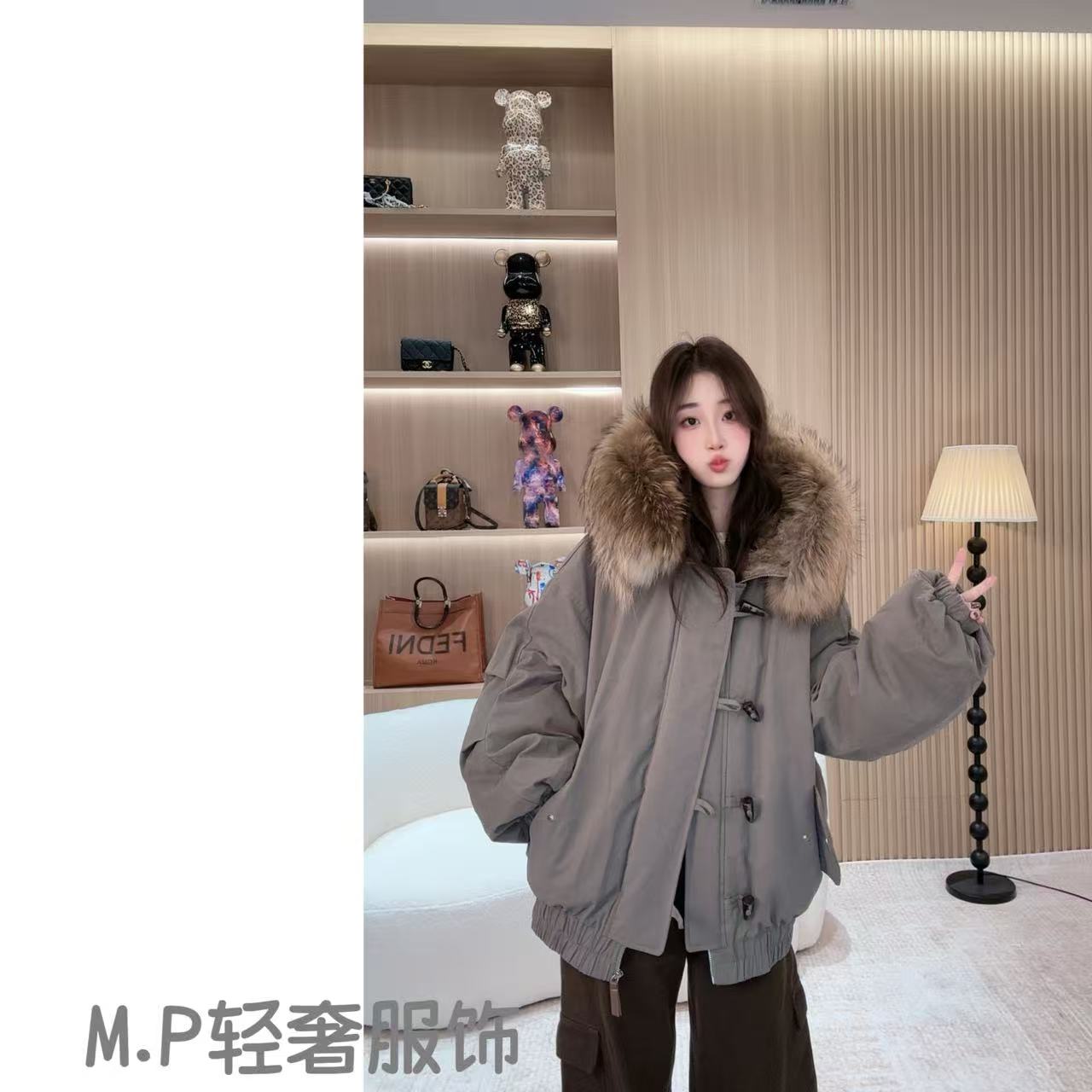 萍宝宝 | MP大帽 时尚经典派克服外套