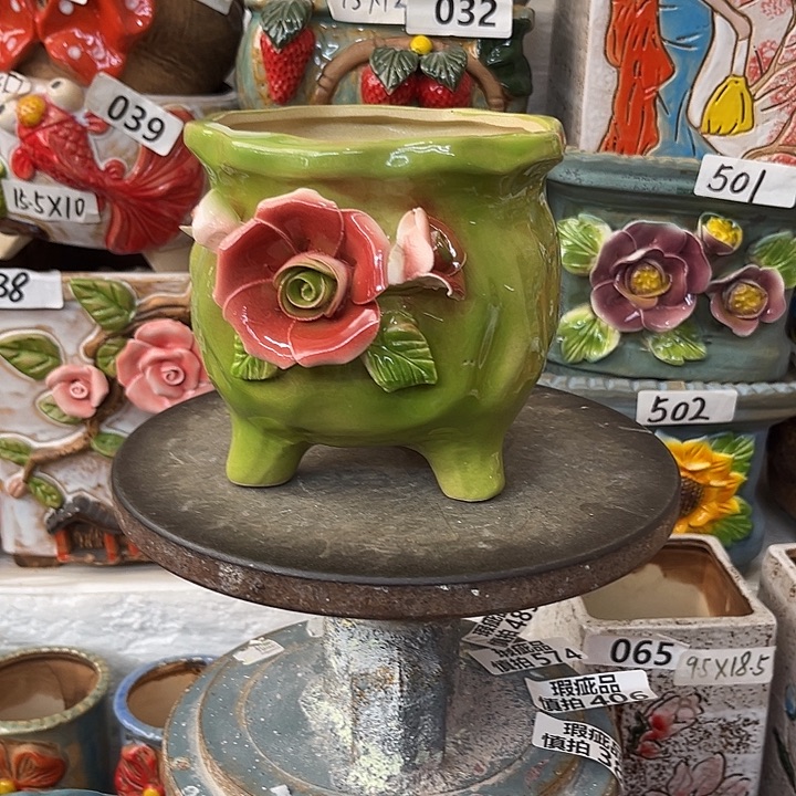 粗陶材质多肉花盆