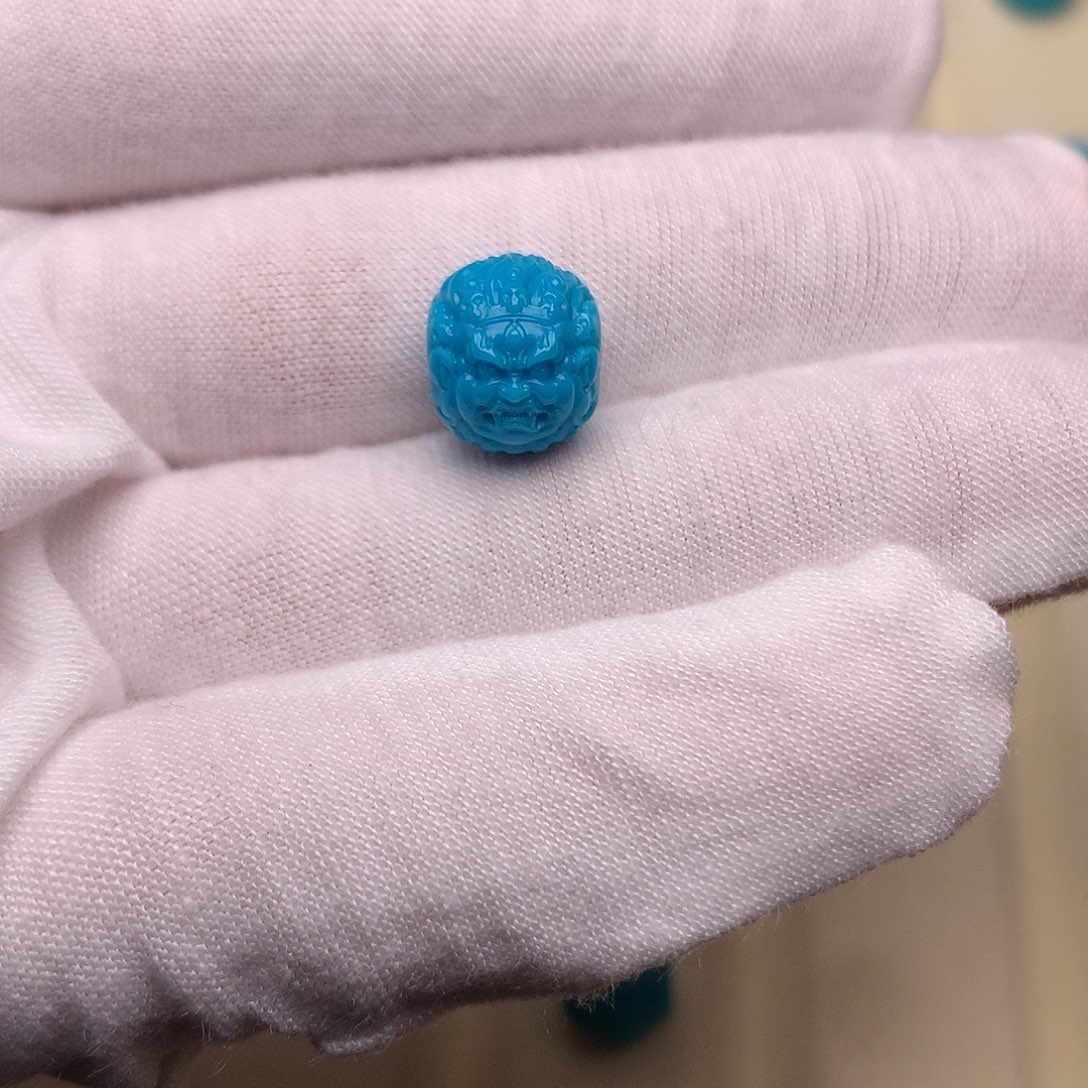 绿松石未镶嵌绿松石黑天11