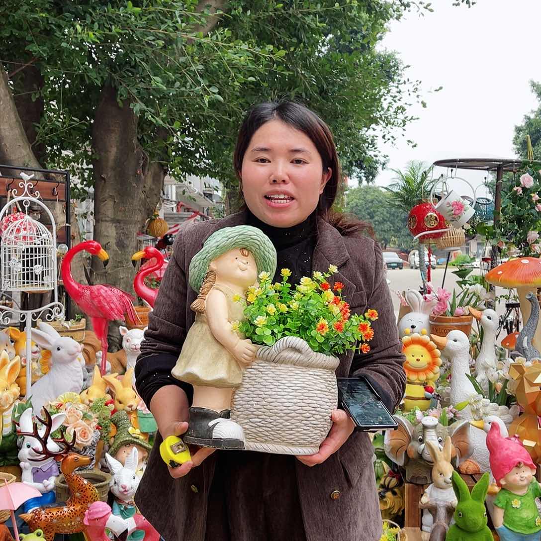 【闪购商品】无铅玻璃花园摆件&000&